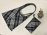 Burberry Small Check Shoulder Bag Black - 46.5x26.5x13.5cm - 3