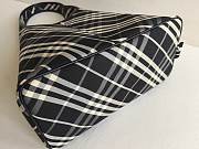 Burberry Large Check Shoulder Bag Black - 58x36x18.5cm - 4