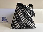 Burberry Large Check Shoulder Bag Black - 58x36x18.5cm - 2