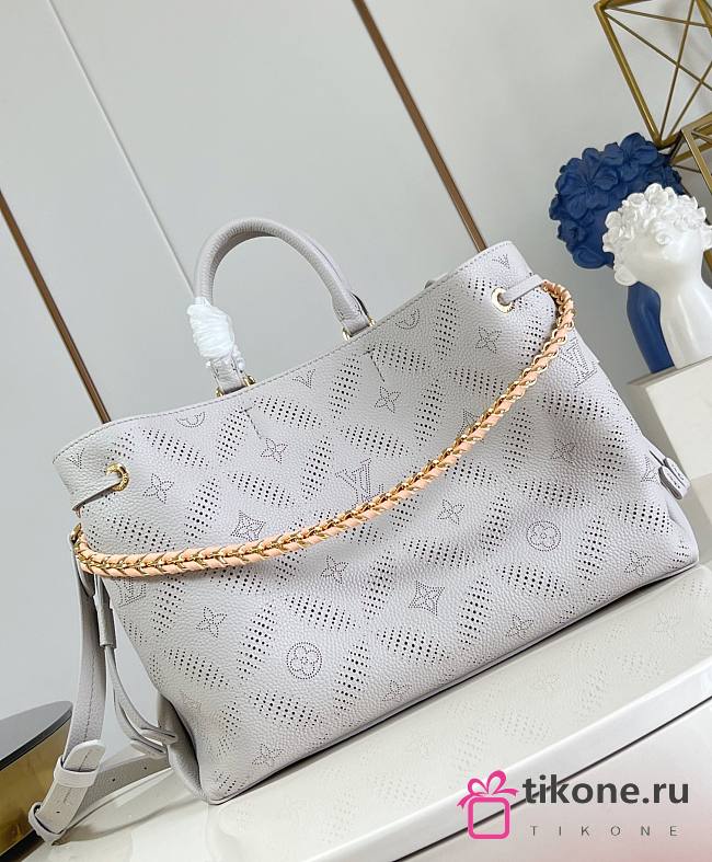 LV Bella Tote Mahina Bloom Gray M13838 - 32x23x13cm - 1