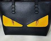 Fendi Roll Mini Lunar New Year Black Leather Mini Bag - 15.5x13x11cm - 3