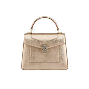 Bvlgari Serpenti Forever Medium Top Handle Bag Light Gold - 20.5x15x9cm  - 1