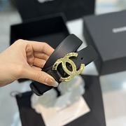 Chanel Belt Black 17112 3cm - 1