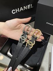 Chanel Belt Black 17113 2cm - 1