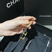 Chanel Belt Black 17113 2cm - 5