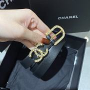 Chanel Belt Black 17113 2cm - 6