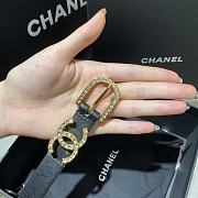 Chanel Belt Black 17113 2cm - 2