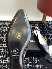 Chanel Slingbacks Lambskin Black 4.5cm - 2