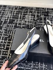 Chanel Slingbacks Lambskin Black 4.5cm - 3