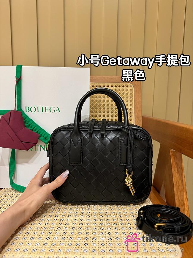 Bottega Veneta Small Getaway Black - 23.5x17.5x9cm - 1