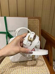 Bottega Veneta Small Getaway White - 23.5x17.5x9cm - 5