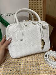 Bottega Veneta Small Getaway White - 23.5x17.5x9cm - 2