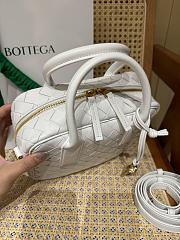 Bottega Veneta Small Getaway White - 23.5x17.5x9cm - 3