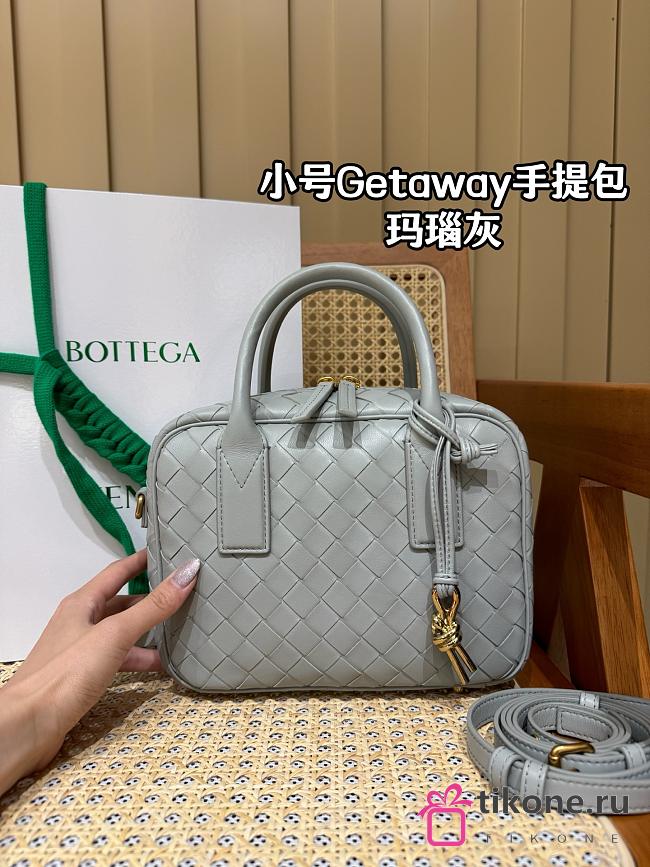 Bottega Veneta Small Getaway Gray - 23.5x17.5x9cm - 1