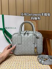 Bottega Veneta Small Getaway Gray - 23.5x17.5x9cm - 1