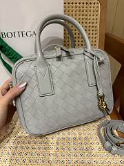 Bottega Veneta Small Getaway Gray - 23.5x17.5x9cm - 4