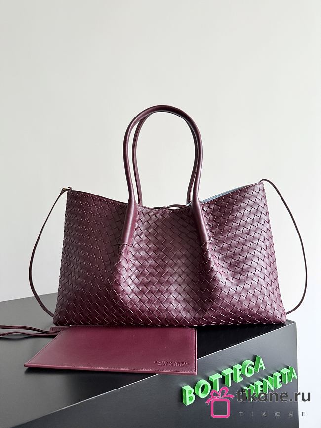 Bottega Veneta Pinacoteca Burgundy - 43x23x17.5cm - 1