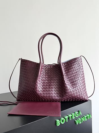 Bottega Veneta Pinacoteca Burgundy - 43x23x17.5cm