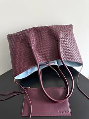 Bottega Veneta Pinacoteca Burgundy - 43x23x17.5cm - 5