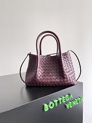 Bottega Veneta Small Pinacoteca Burgundy - 24x15x12cm - 3