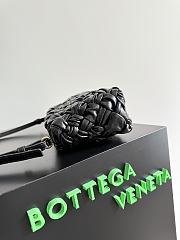 Bottega Veneta Kalimero Cha Cha Black - 28.5x15x6cm - 6