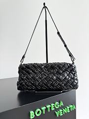 Bottega Veneta Kalimero Cha Cha Black - 28.5x15x6cm - 5