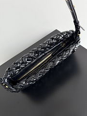 Bottega Veneta Kalimero Cha Cha Black - 28.5x15x6cm - 2