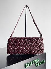 Bottega Veneta Kalimero Cha Cha Burgundy - 28.5x15x6cm - 4