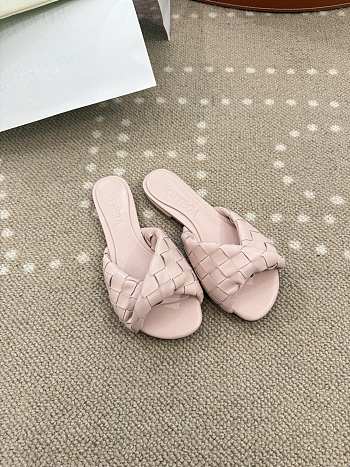 Bottega Veneta Blink Mule Pink Flat 