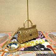 Dolce&Gabbna Gold BlingBling Mini Sicily - 18x11x6cm - 3
