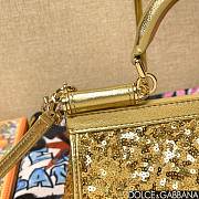 Dolce&Gabbna Gold BlingBling Mini Sicily - 18x11x6cm - 2