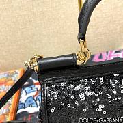 Dolce&Gabbna Black BlingBling Mini Sicily - 18x11x6cm - 5
