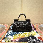 Dolce&Gabbna Black BlingBling Mini Sicily - 18x11x6cm - 3