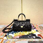Dolce&Gabbna Black BlingBling Mini Sicily - 18x11x6cm - 2