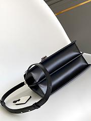 Serpenti Forever Medium Top Handle Bag Black - 20.5x15x9cm  - 6