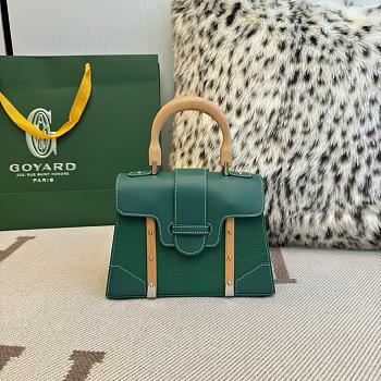Goyard Saigon Mini Bag Green - 20x7.5x15cm