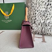 Goyard Saigon Mini Bag Burgundy - 20x7.5x15cm - 3
