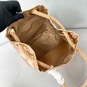 Brandy Prada Mariner Re-nylon Small Bucket Bag Beige - 23.5x28x16.5cm - 4