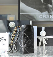 Chanel 19 Shopping Bag Black - 21x41x10.5cm - 2