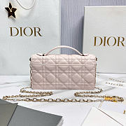 My Dior Mini Bag Light Pink Cannage Lambskin - 21x11.5x4.5cm - 2
