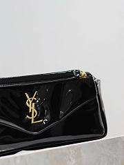 YSL Calypso Small in Patent Leather Black - 26x14x7cm - 4