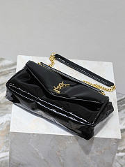 YSL Calypso Small in Patent Leather Black - 26x14x7cm - 6