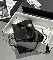 Chanel Clutch with Chain Shiny Lambskin Imitation Pearl & Gold-Tone Metal Black - 14x24x5cm - 4
