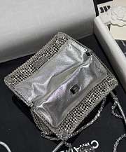 Chanel 22 Mini Evening Diamond Hobo Bag - 15x17x4cm - 5