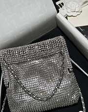 Chanel 22 Mini Evening Diamond Hobo Bag - 15x17x4cm - 2