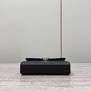 Chanel Clutch With Chain With Handle Grained Calfskin Black - 18x10x4.5cm - 5