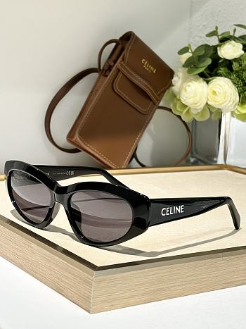 Celine Monochroms 07 Sunglasses in Acetate Black