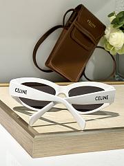 Celine Monochroms 07 Sunglasses in Acetate White - 5