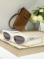 Celine Monochroms 07 Sunglasses in Acetate White - 3