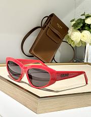 Celine Monochroms 07 Sunglasses in Acetate Red - 1